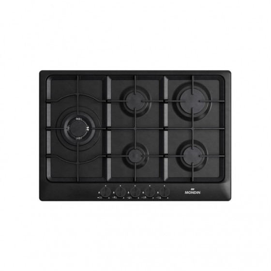 MONDIN A0755VPGCNL Μαύρο Εστία Αερίου MONDIN A0755VPGCNL Μαύρο Εστία Αερίου